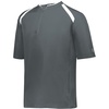 image:imageHolloway Boys Holloway Boys Clubhouse Short Sleeve Pullover Cage JacketGrapWhite