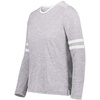 image:imageHolloway Girls Girls Monterey Long Sleeve TeeAthletic HeatherWhite