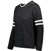 image:imageHolloway Girls Girls Monterey Long Sleeve TeeBlack HeatherWhite