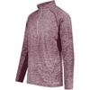 image:imageHolloway Mens Holloway Electrify Coolcore 12 Zip PulloverMaroon Heather