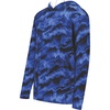 Navy Shockwave Print