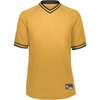 image:imageHolloway Retro VNeck Mens Baseball JerseyLight Gold  Black