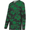 Dark Green Glacier Print