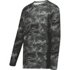 image:imageHolloway Unisex Adult Youth CottonTouch Poly Cloud Long Sleeve TeeGraphite Shockwave Prin