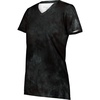 image:imageHolloway Womens Ladies Stock CottonTouch Poly TeeBlack Cloud Print