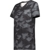 image:imageHolloway Womens Ladies Stock CottonTouch Poly TeeBlack Glacier Print