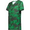 Dark Green Glacier Print