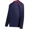 image:imageHolloway boys Holloway Boys Clubhouse Pullover Cage JacketNavyScarlet