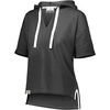 image:imageHolloway womens Ladies Sophomore Short Sleeve HoodieBlack Heather