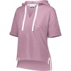 image:imageHolloway womens Ladies Sophomore Short Sleeve HoodieDusty Rose Heather