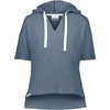 image:imageHolloway womens Ladies Sophomore Short Sleeve HoodieStorm Heather