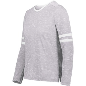 image:imageHolloway Girls Girls Monterey Long Sleeve TeeAthletic HeatherWhite