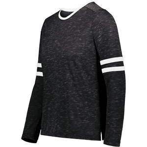 image:imageHolloway Girls Girls Monterey Long Sleeve TeeBlack HeatherWhite