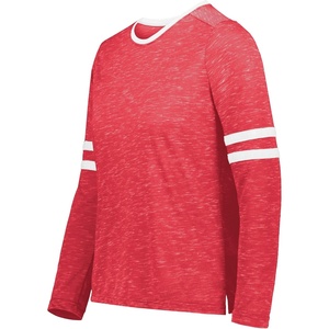 image:imageHolloway Girls Girls Monterey Long Sleeve TeeScarlet HeatherWhite