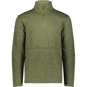 image:imageHolloway Mens Holloway Alpine Sweater Fleece 14 Zip PulloverOlive Heather