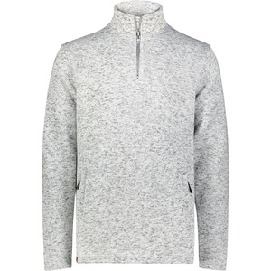 image:imageHolloway Mens Holloway Alpine Sweater Fleece 14 Zip PulloverSilver Heather