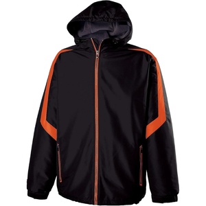 image:imageHolloway Mens Holloway Charger Jacket  Waterresistant Stylish Outerwear With Athletic Fit Perfect for Active MenBlack  Orange