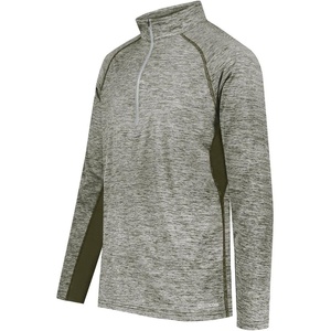 image:imageHolloway Mens Holloway Electrify Coolcore 12 Zip PulloverOlive Heather