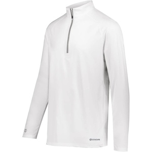 image:imageHolloway Mens Holloway Electrify Coolcore 12 Zip PulloverWhite