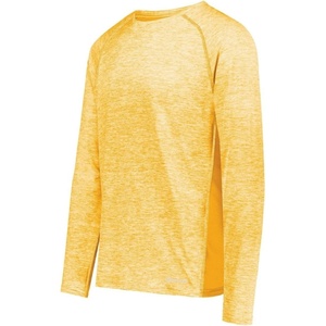 image:imageHolloway Mens Sportswear Electrify Powered by Coolcore Long Sleeve TeeGold Heather