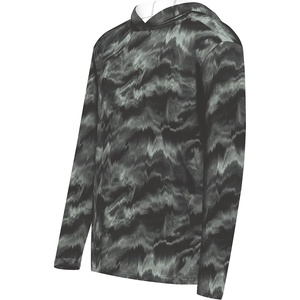 image:imageHolloway Mens Stock Cottontouch Poly HoodieGraphite Shockwave Print