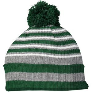 image:imageHolloway Spirit Pom BeanieDark GreenHeather GreyWhite
