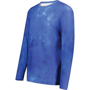 image:imageHolloway Unisex Adult Youth CottonTouch Poly Cloud Long Sleeve TeeRoyal Cloud Print