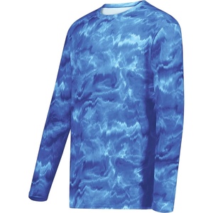 image:imageHolloway Unisex Adult Youth CottonTouch Poly Cloud Long Sleeve TeeShockwave Royal