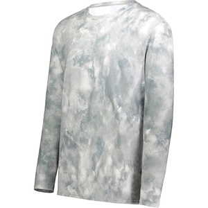 image:imageHolloway Unisex Adult Youth CottonTouch Poly Cloud Long Sleeve TeeSilver Cloud Print