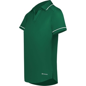 image:imageHolloway Womens Holloway Womens Performance Polo Powered by CoolcoreDark GreenWhite