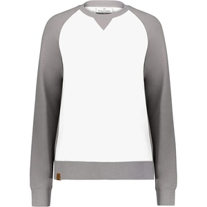 image:imageHolloway Womens Ladies AllAmerican Fleece CrewAthletic Grey HeatherWhite