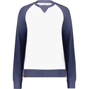image:imageHolloway Womens Ladies AllAmerican Fleece CrewNavy HeatherWhite