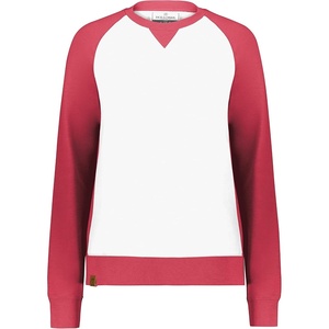 image:imageHolloway Womens Ladies AllAmerican Fleece CrewScarlet HeatherWhite