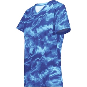 image:imageHolloway Womens Ladies Stock CottonTouch Poly TeeShockwave Royal