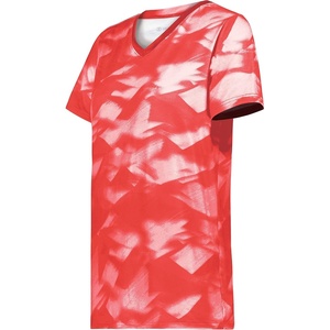 image:imageHolloway Womens Ladies Stock CottonTouch Poly TeeShockwave Scarlet