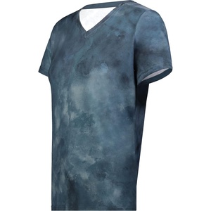 image:imageHolloway Womens Ladies Stock CottonTouch Poly TeeStorm Cloud Print