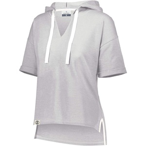 image:imageHolloway womens Ladies Sophomore Short Sleeve HoodieAthletic Heather