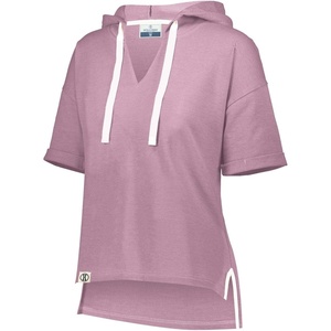 image:imageHolloway womens Ladies Sophomore Short Sleeve HoodieDusty Rose Heather