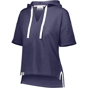 image:imageHolloway womens Ladies Sophomore Short Sleeve HoodieNavy Heather