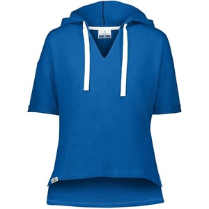 image:imageHolloway womens Ladies Sophomore Short Sleeve HoodieRoyal Heather