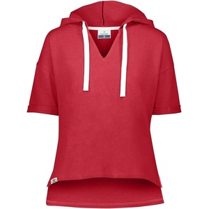 image:imageHolloway womens Ladies Sophomore Short Sleeve HoodieScarlet Heather