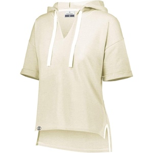 image:imageHolloway womens Ladies Sophomore Short Sleeve HoodieVintage Birch Heather