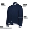 image:imageHolloway Heritage Mens Cage Jacket  Outerwear with Quilted Lining  WaterResistant Finish for AllWeather WearNavyWhite