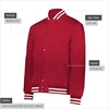 image:imageHolloway Heritage Mens Cage Jacket  Outerwear with Quilted Lining  WaterResistant Finish for AllWeather WearScarlet  White