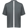 image:imageHolloway Mens Mens Clubhouse Short Sleeve Pullover Cage Jacket  Ultimate Athletic Performance Wear for Maximum MobilityGraphiteWhite