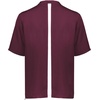 image:imageHolloway Mens Mens Clubhouse Short Sleeve Pullover Cage Jacket  Ultimate Athletic Performance Wear for Maximum MobilityMaroonWhite