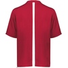 image:imageHolloway Mens Mens Clubhouse Short Sleeve Pullover Cage Jacket  Ultimate Athletic Performance Wear for Maximum MobilityScarletrletWhite