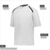 image:imageHolloway Mens Mens Clubhouse Short Sleeve Pullover Cage Jacket  Ultimate Athletic Performance Wear for Maximum MobilityWhiteGraphite