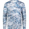image:imageHolloway Mens Mossy Oak Momentum Long Sleeve TeeMo Elements Aqua Steelhead