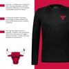 image:imageHolloway Mens NBA Chicago Bulls Allpro Long Sleeve TeeMoistureWicking Athletic Shirt Team amp Basketball Fan GearMulti